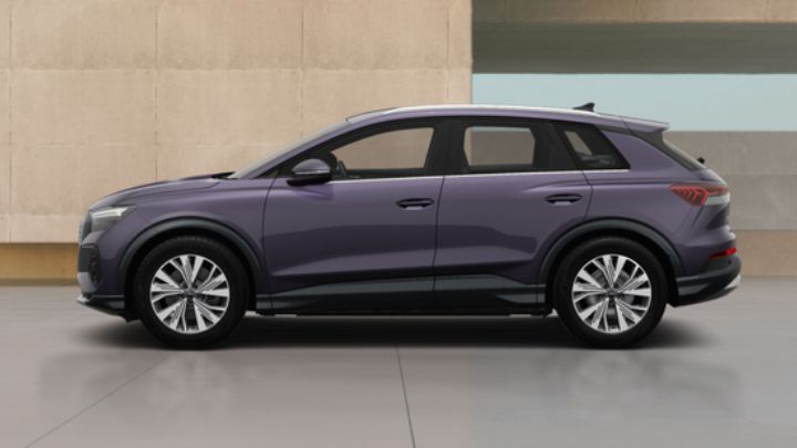 Grey Audi electric vehicle