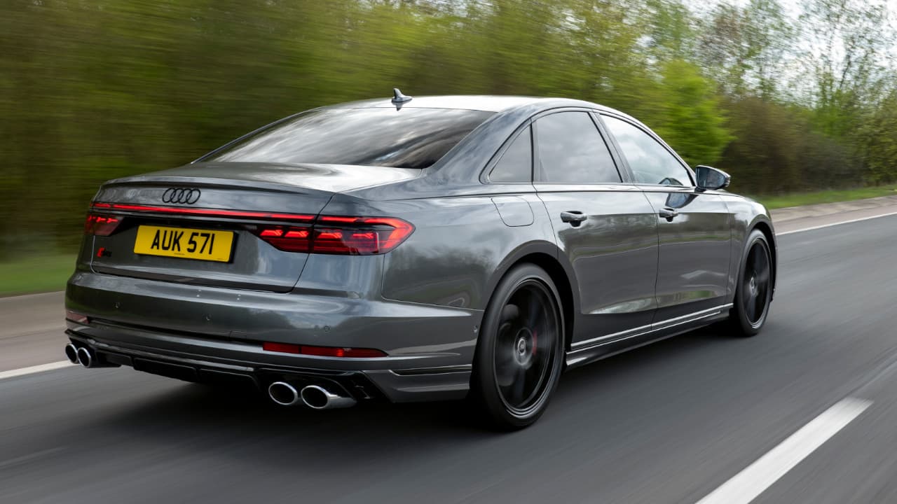 Audi S8 Dark Grey Driving Dynamic
