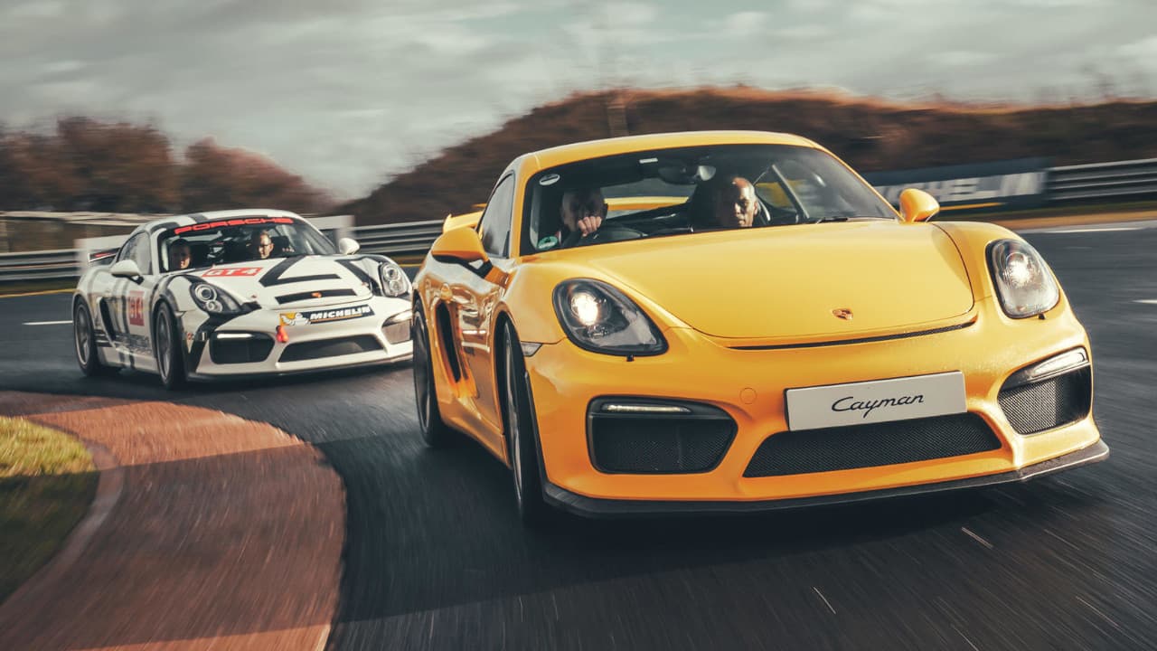 Cayman GT4 and Cayman GT4 Clubsport Race Car