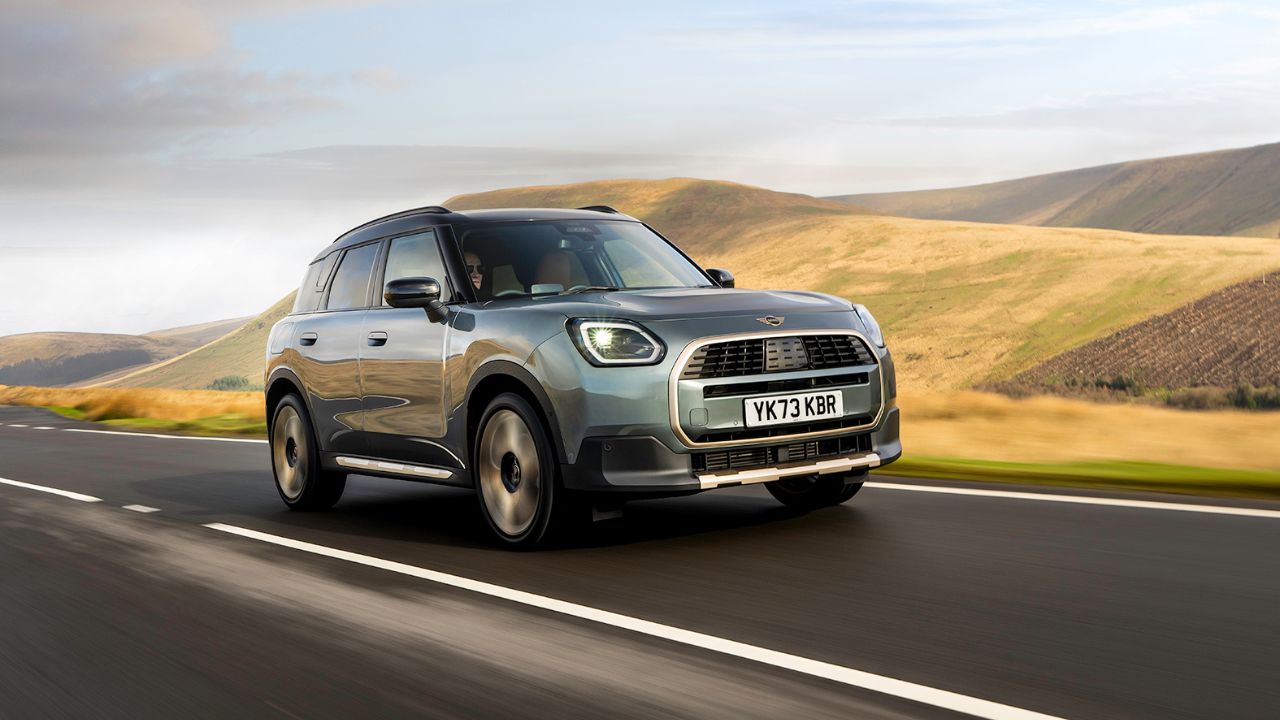 MINI Countryman driving in the countryside