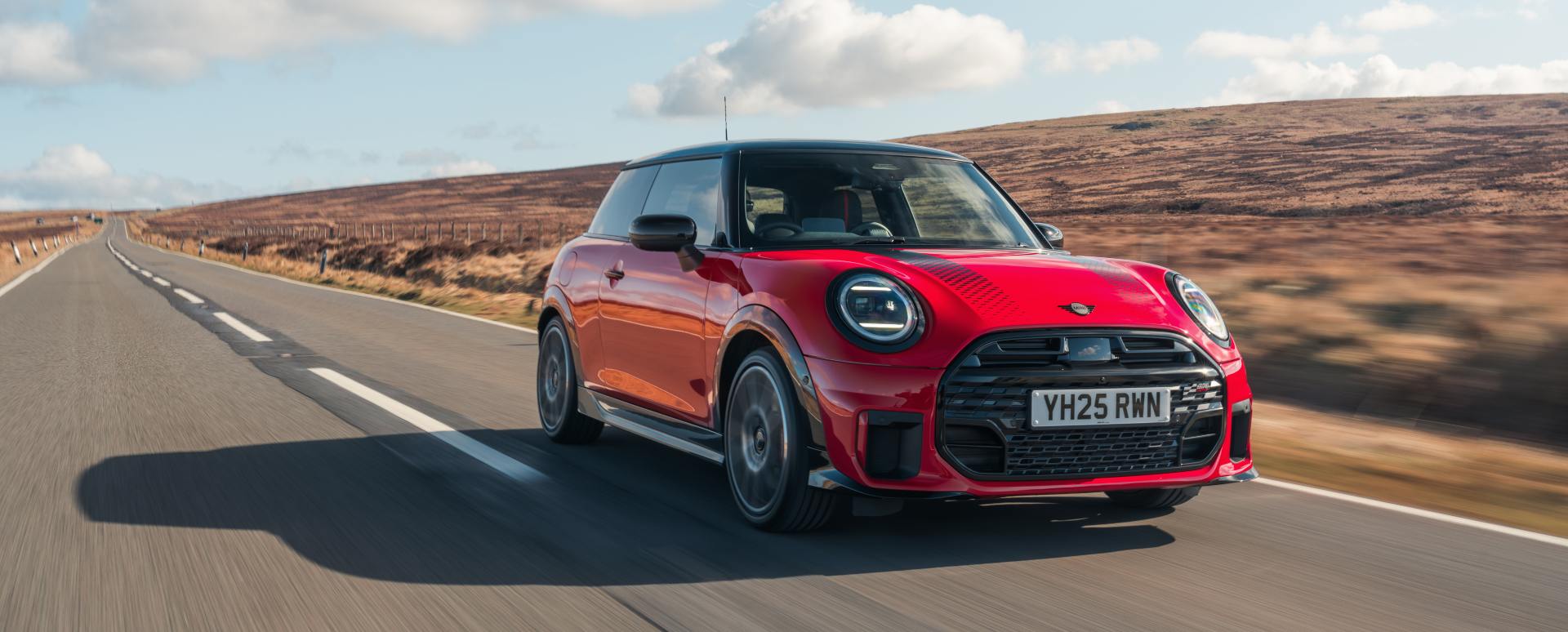 MINI Cooper John Cooper Works Exterior Front Driving