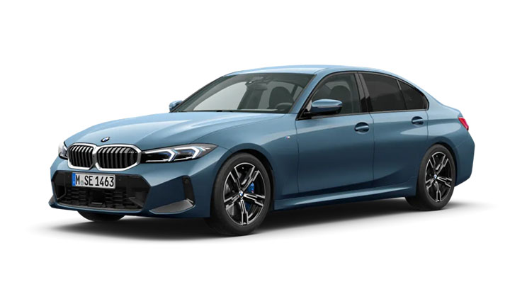Blue BMW 3 Series M Sport