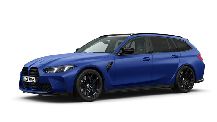 Blue BMW M3 Touring