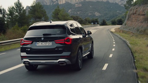 BMW X3, rear