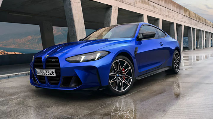 BMW M4 in Blue