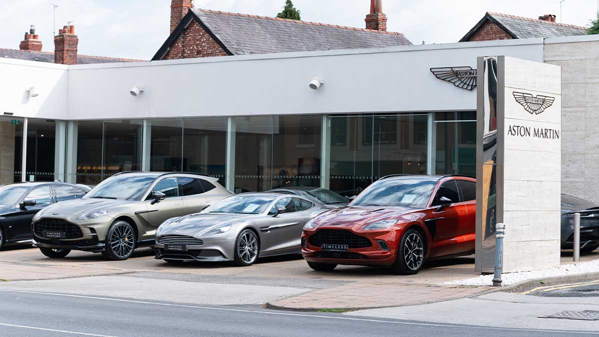 Aston Martin Manchester front