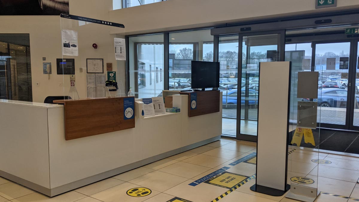 BMW Leeds entrance