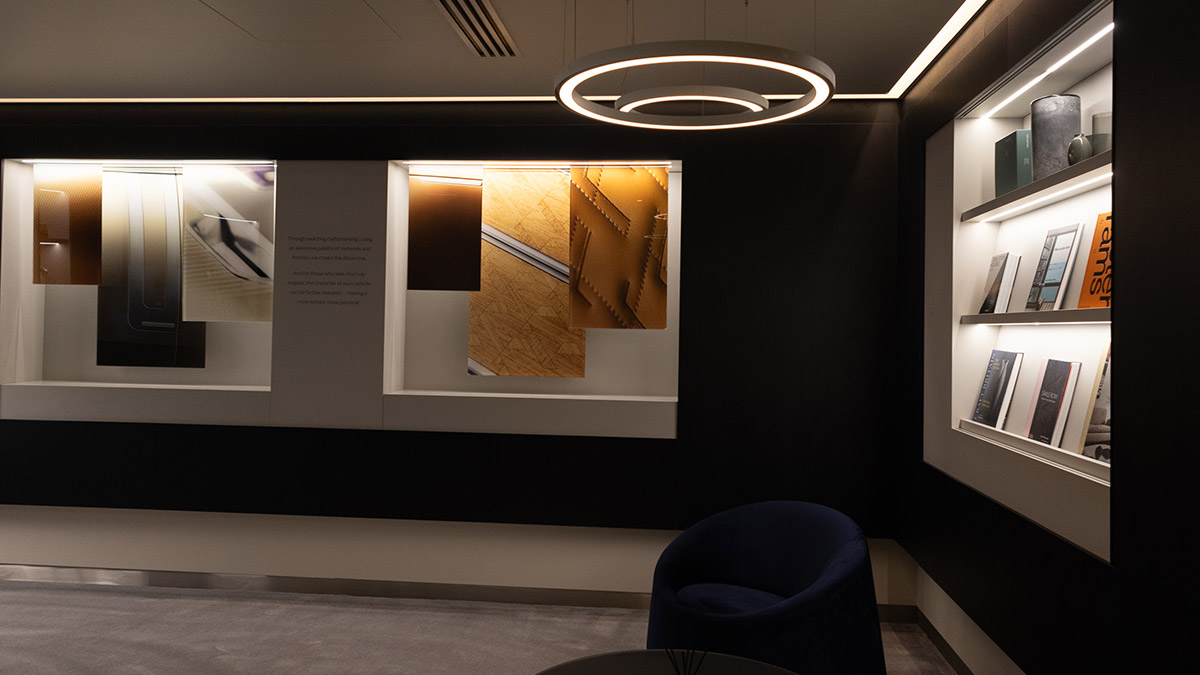 Land Rover Mayfair Lounge Shelves