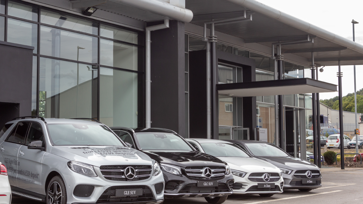 Outside Mercedes-Benz of Huddersfield