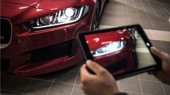 Jaguar servicing