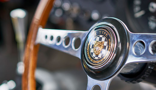 jaguar e-type steering wheel