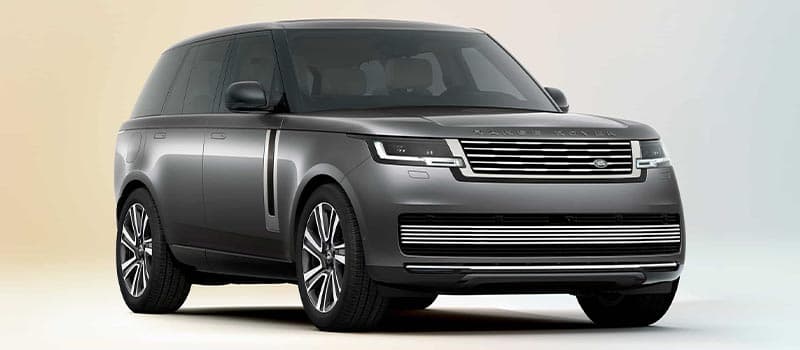 Range Rover grey studio shot