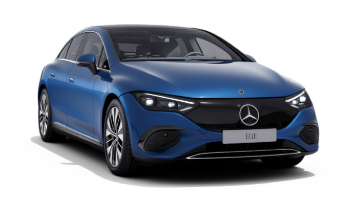 Blue EQE 350 Exclusive Luxury by Mercedes EQ