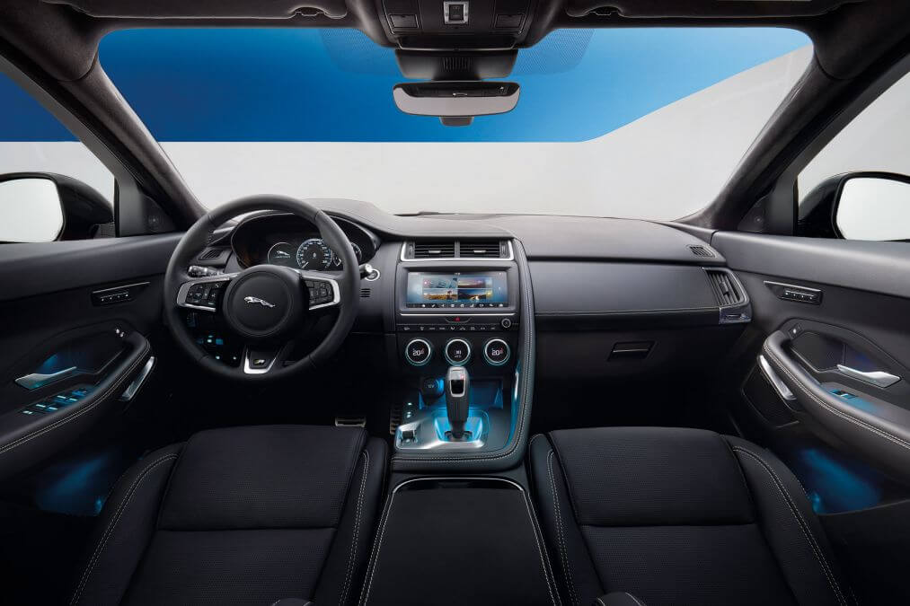 jaguar e-pace dashboard