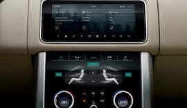 range rover touch screen