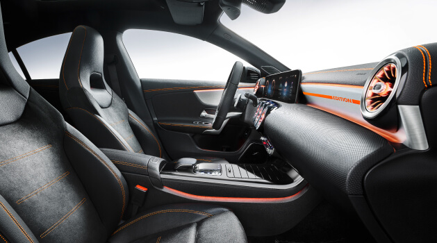 mercedes-benz cla coupe interior