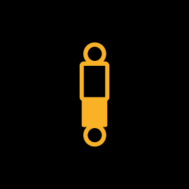 Adaptive Suspension Dampers Warning Light