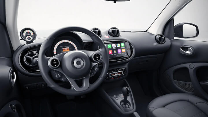 smart EQ forfour Interior